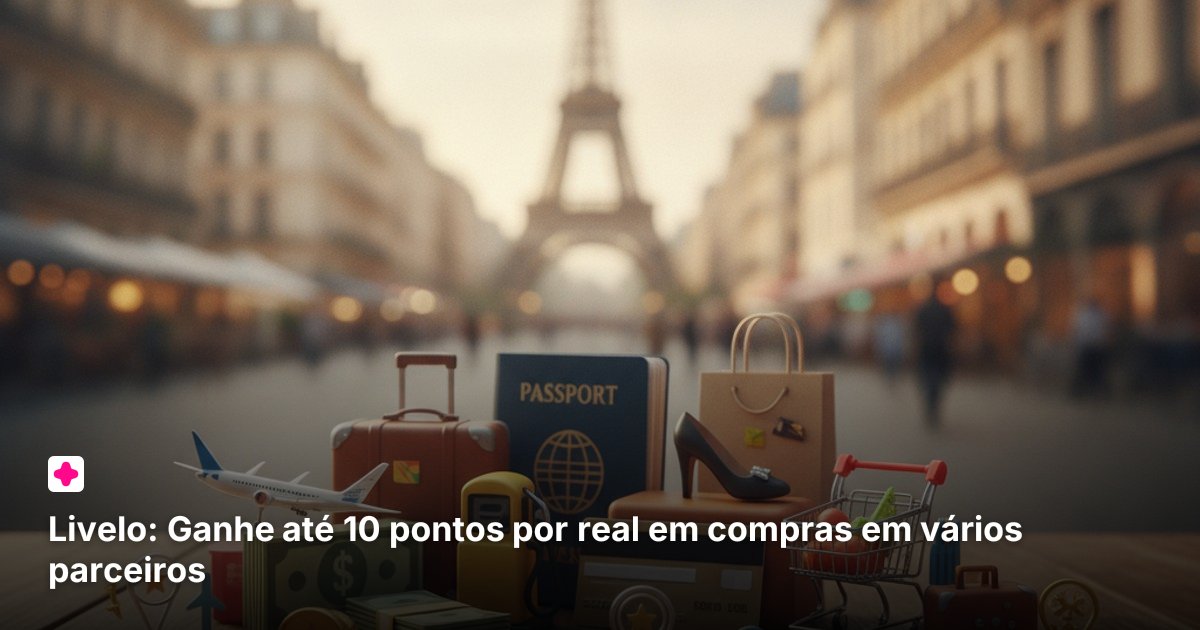 Livelo: Ganhe até 10 pontos por real em compras em vários parceiros