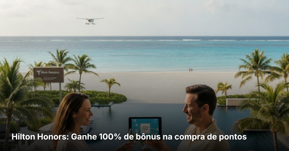Hilton Honors: Ganhe 100% de bônus na compra de pontos