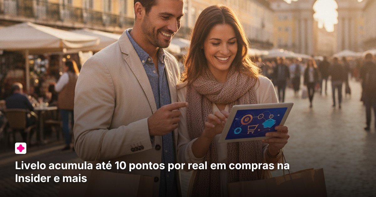 Livelo acumula até 10 pontos por real em compras na Insider e mais