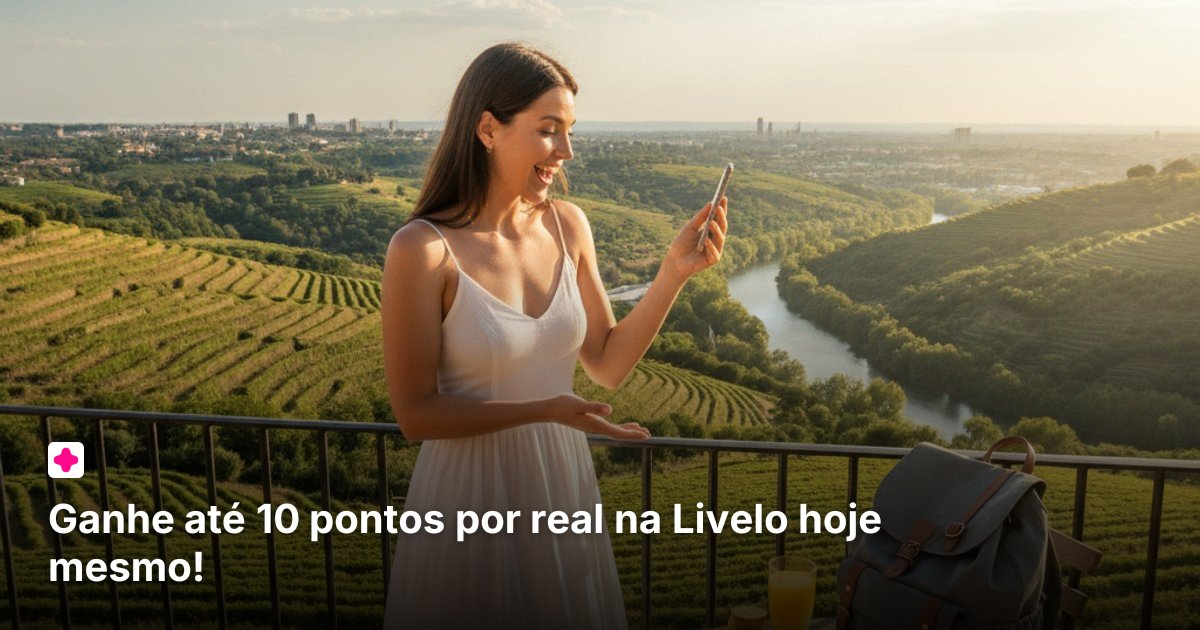 Ganhe até 10 pontos por real na Livelo hoje mesmo!