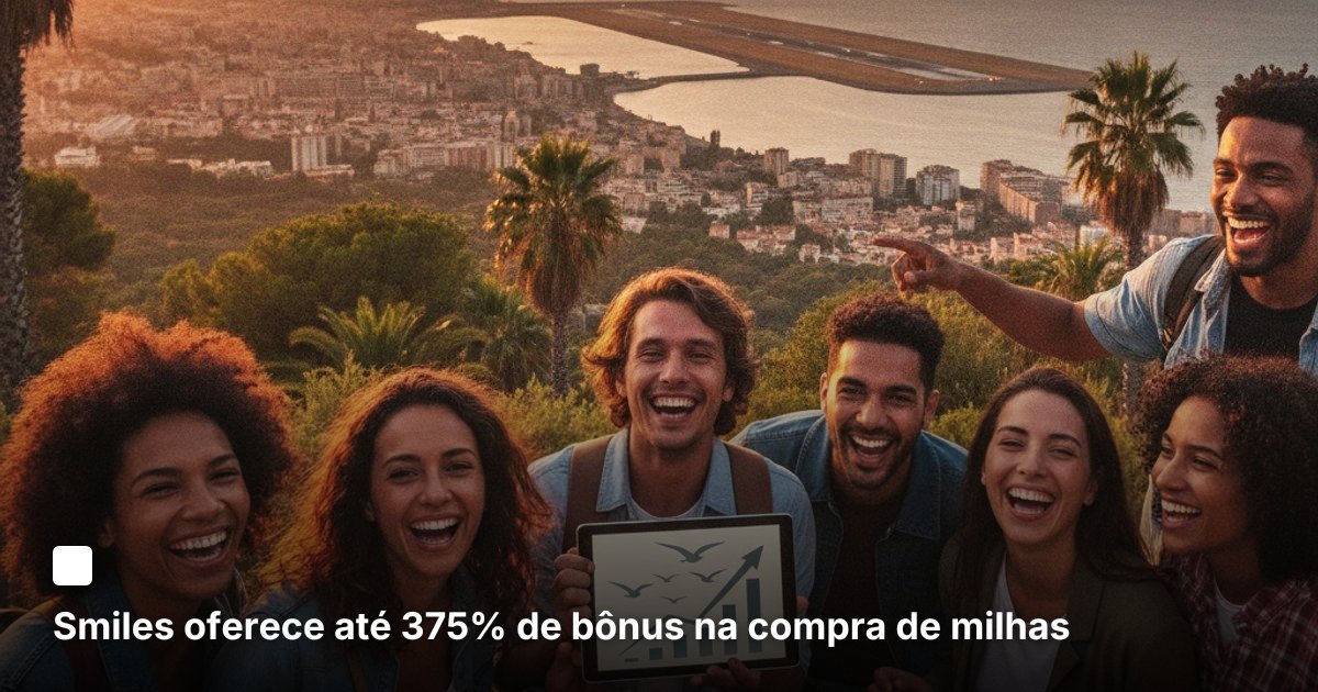 Smiles oferece até 375% de bônus na compra de milhas