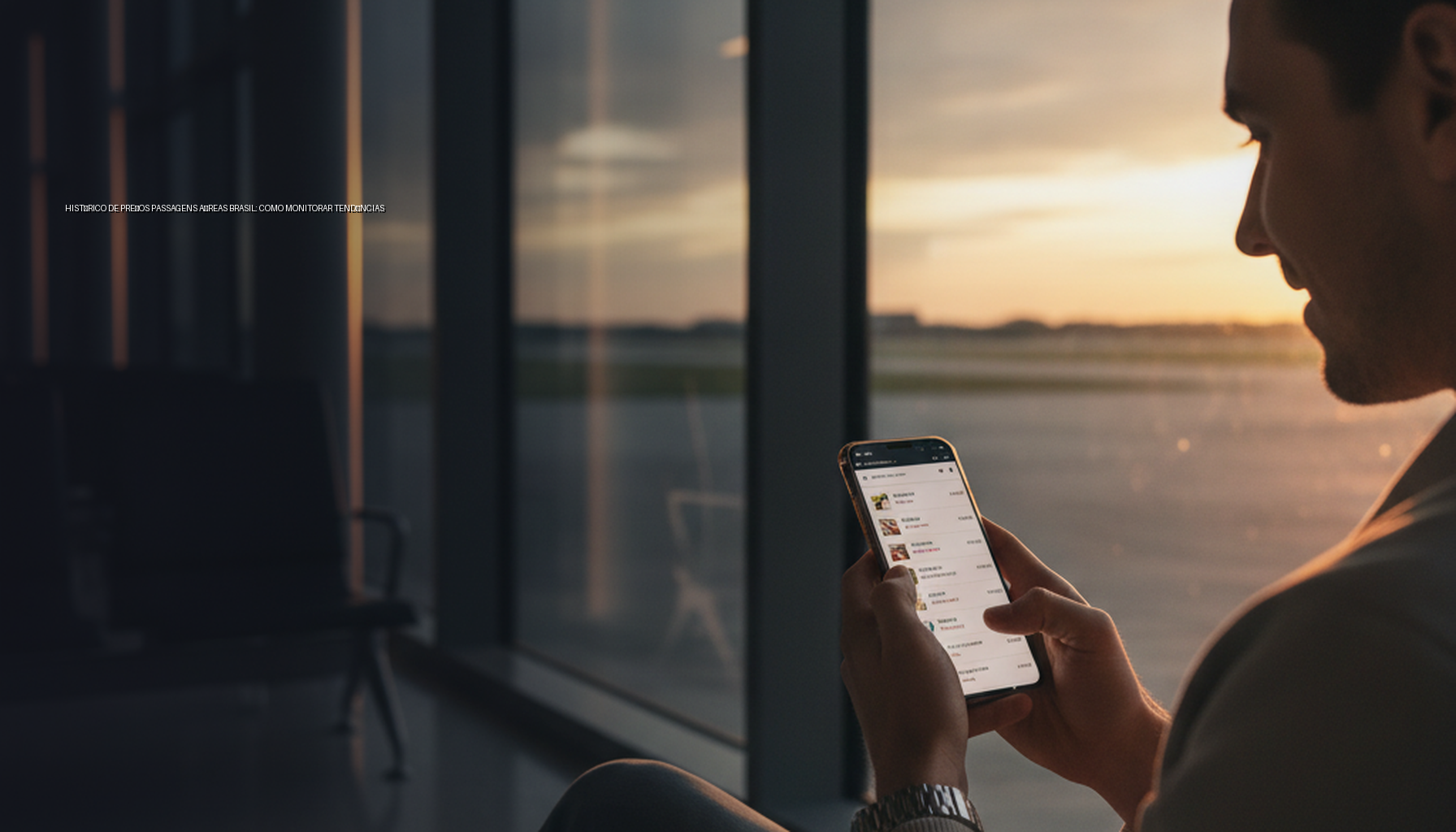 Histórico de Preços Passagens Aéreas Brasil: Como Monitorar Tendências
