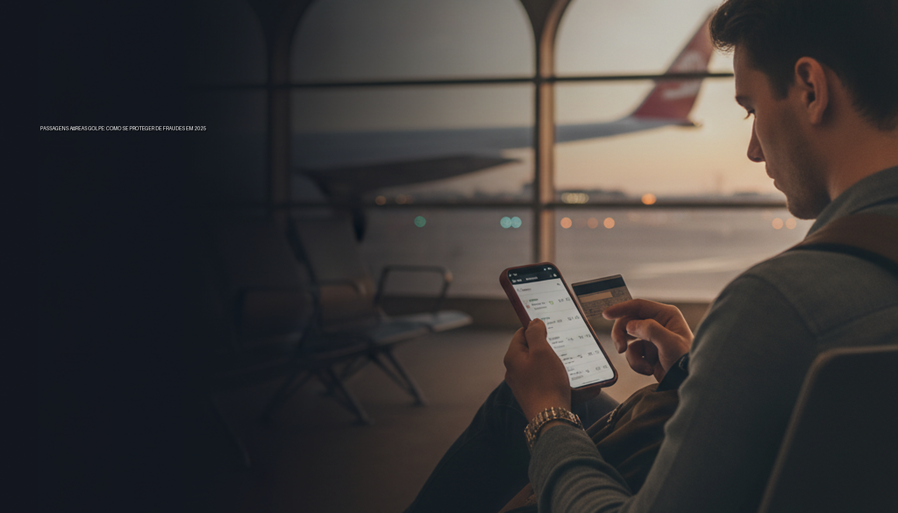 Passagens Aéreas Golpe: Como se Proteger de Fraudes em 2025