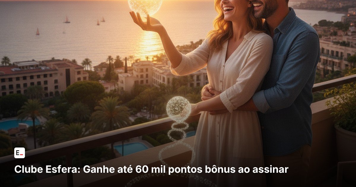 Clube Esfera: Ganhe até 60 mil pontos bônus ao assinar
