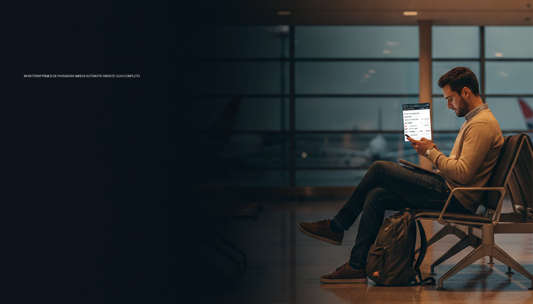 Monitorar Preços de Passagens Aéreas Automaticamente: Guia Completo