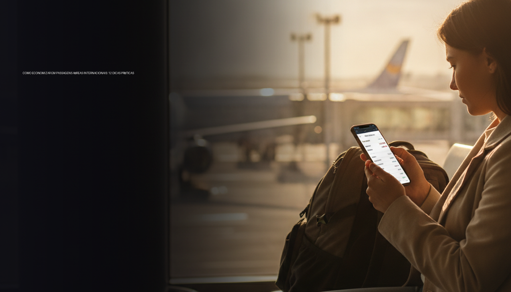 Como Economizar em Passagens Aéreas Internacionais: 12 Dicas Práticas