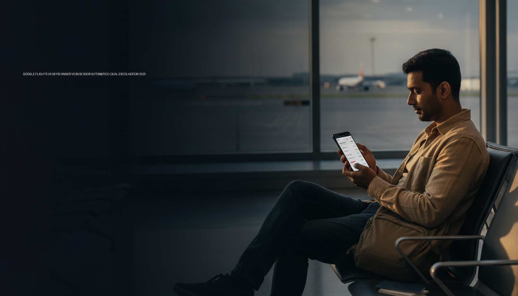 Google Flights vs Skyscanner vs Buscador Automático: Qual Escolher em 2025
