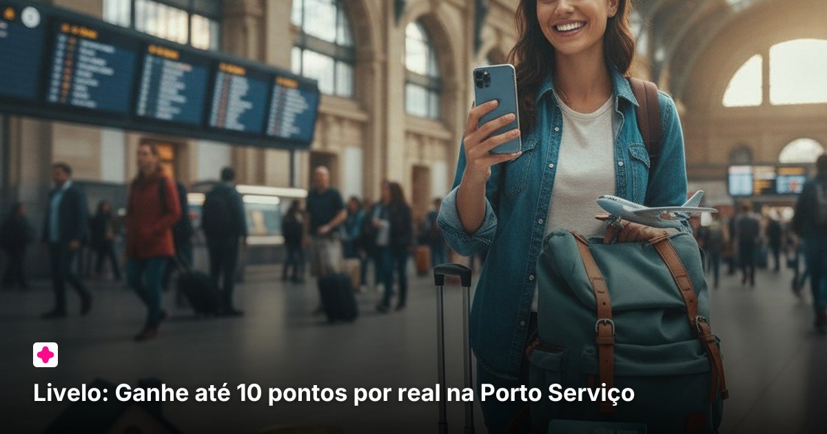 Livelo: Ganhe até 10 pontos por real na Porto Serviço