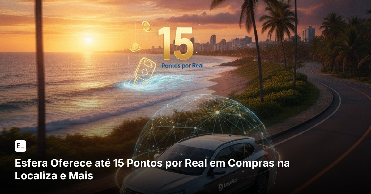 Esfera Oferece até 15 Pontos por Real em Compras na Localiza e Mais