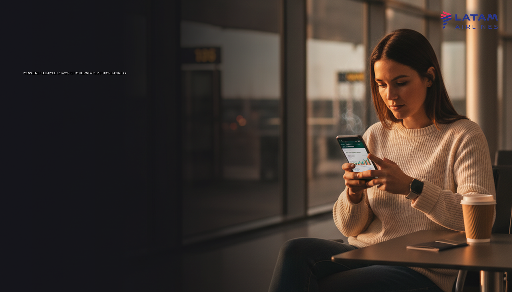 Passagens Relâmpago Latam: 5 Estratégias para Capturar em 2025

##