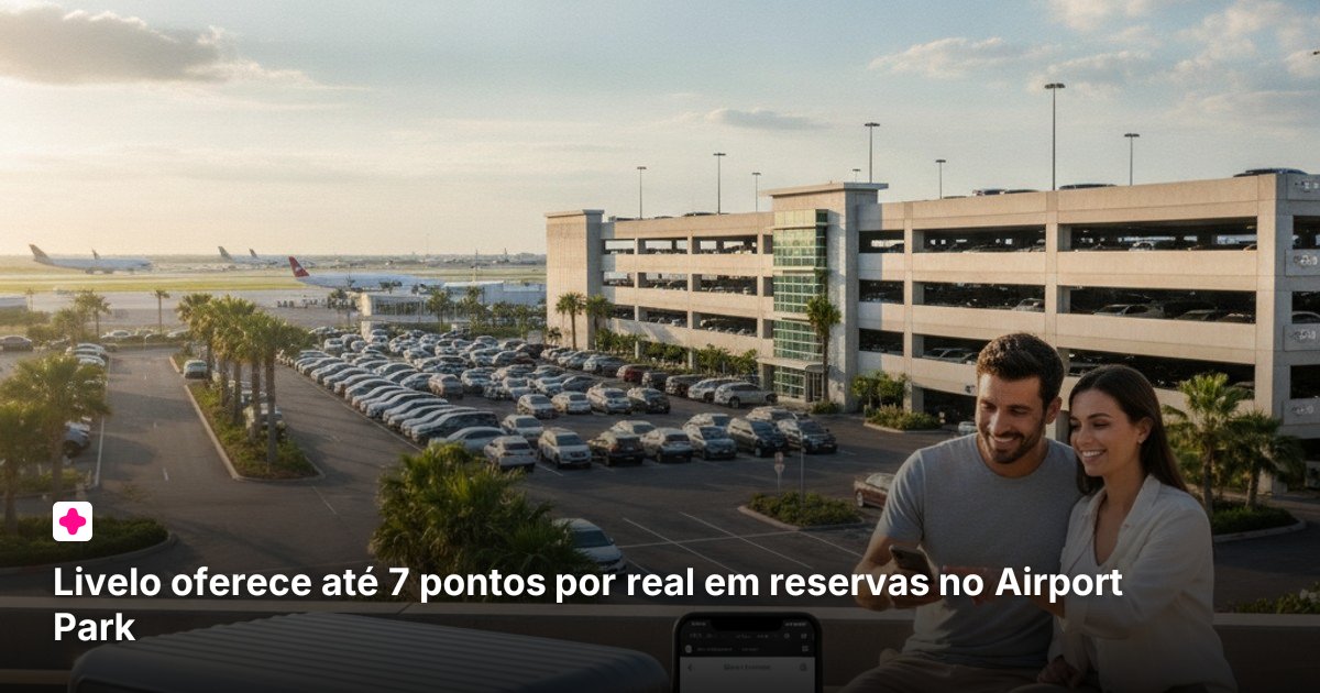 Livelo oferece até 7 pontos por real em reservas no Airport Park
