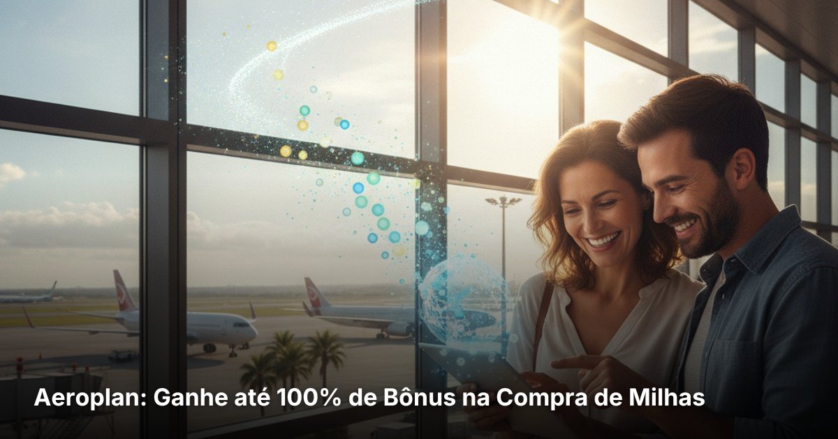 Aeroplan: Ganhe até 100% de Bônus na Compra de Milhas