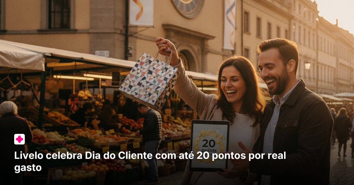 Livelo celebra Dia do Cliente com até 20 pontos por real gasto