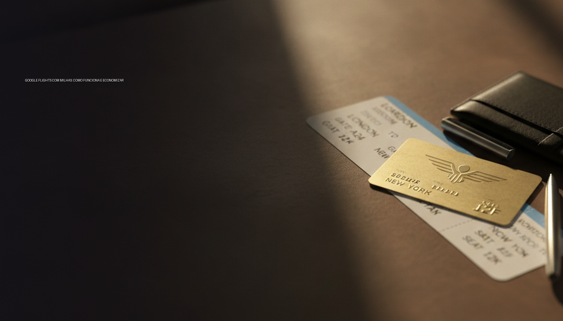 Google Flights com Milhas: Como Funciona e Economizar