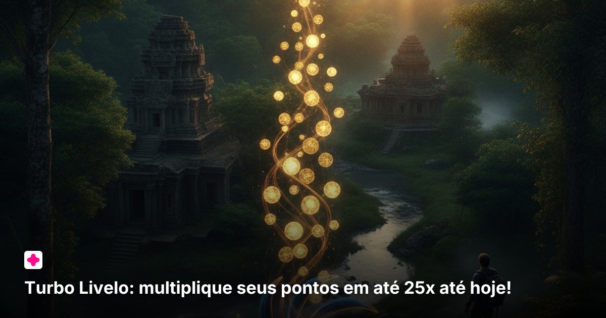 Turbo Livelo: multiplique seus pontos em até 25x até hoje!