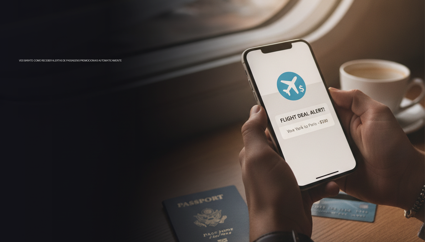 Voo Barato: Como Receber Alertas de Passagens Promocionais Automaticamente