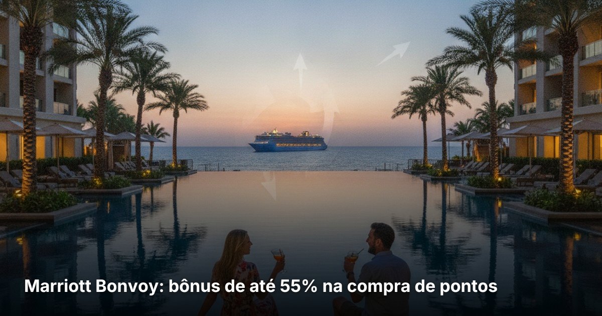 Marriott Bonvoy: bônus de até 55% na compra de pontos