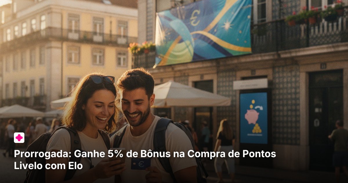 Prorrogada: Ganhe 5% de Bônus na Compra de Pontos Livelo com Elo