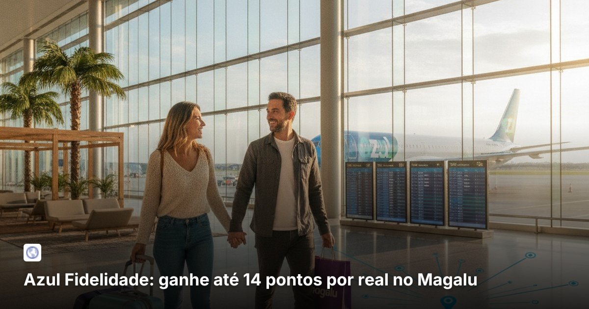Azul Fidelidade: ganhe até 14 pontos por real no Magalu