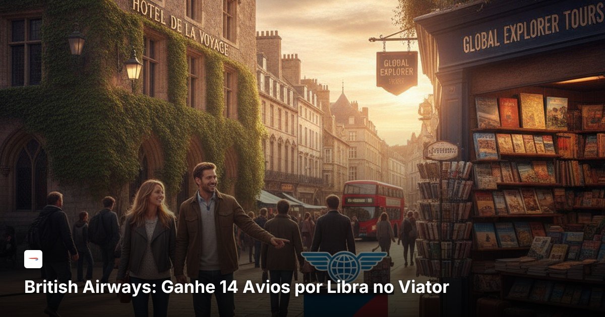 British Airways: Ganhe 14 Avios por Libra no Viator