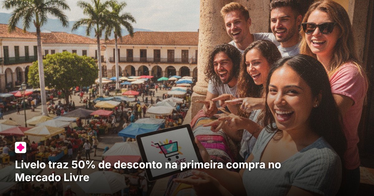 Livelo traz 50% de desconto na primeira compra no Mercado Livre