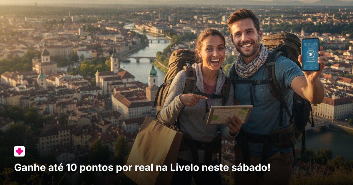 Ganhe até 10 pontos por real na Livelo neste sábado!