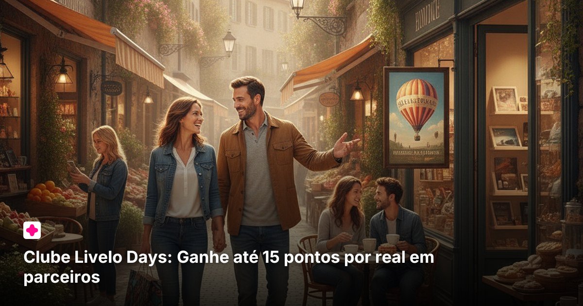 Clube Livelo Days: Ganhe até 15 pontos por real em parceiros
