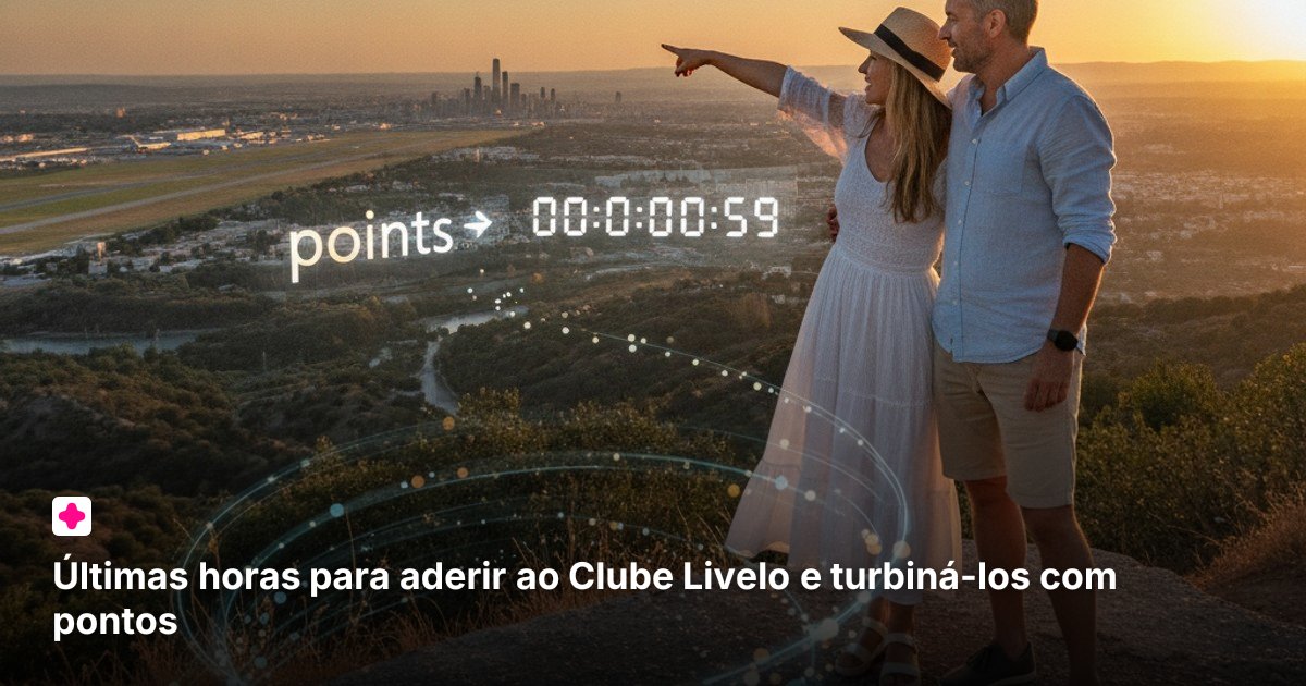 Últimas horas para aderir ao Clube Livelo e turbiná-los com pontos