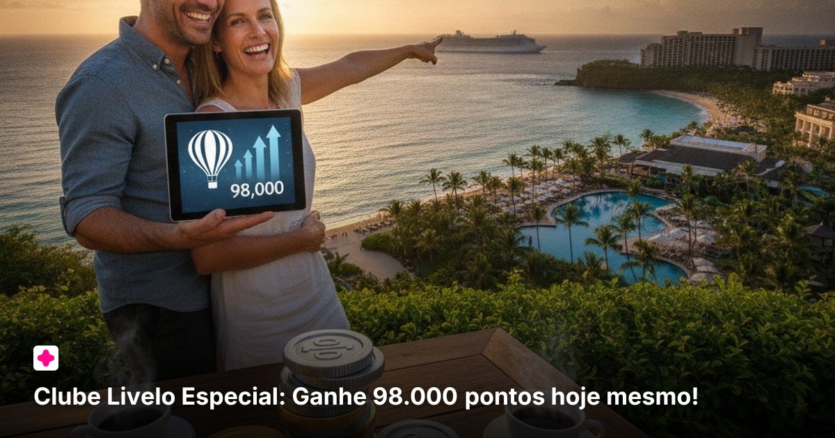 Clube Livelo Especial: Ganhe 98.000 pontos hoje mesmo!