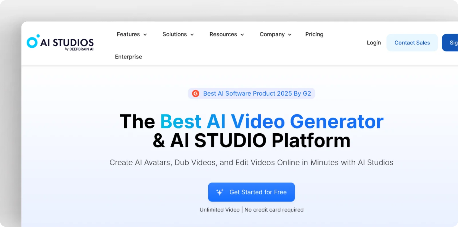 deepbrain-ai-homepage