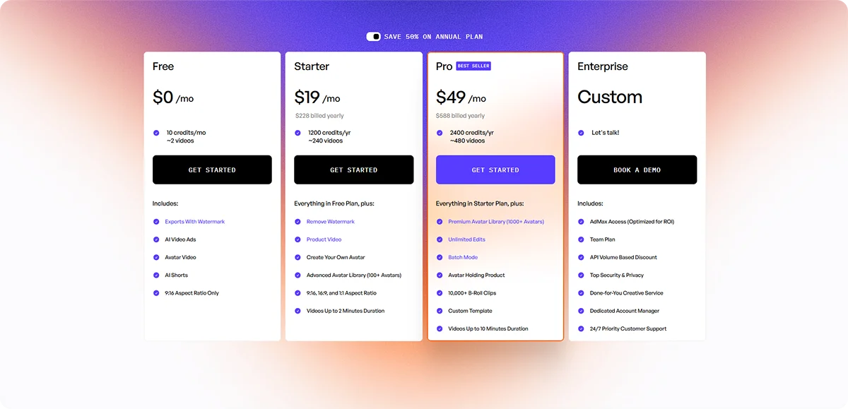 creatify-pricing