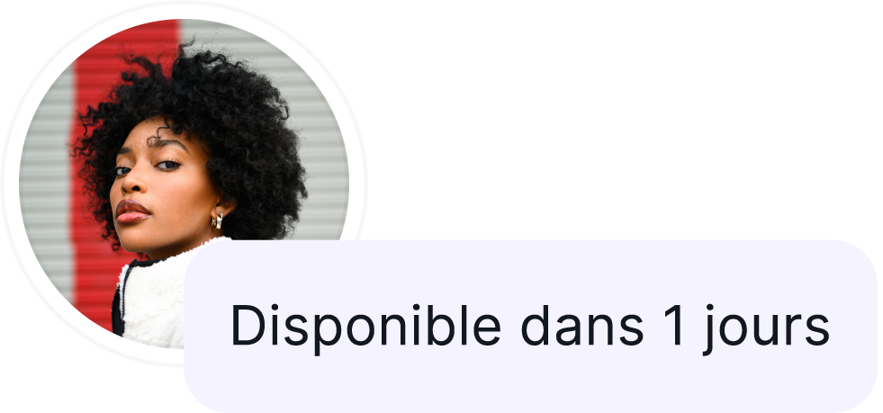 Icône illustrant la disponibilité d’un freelance, utilisée pour indiquer l’état actif ou la possibilité immédiate de prise de mission.