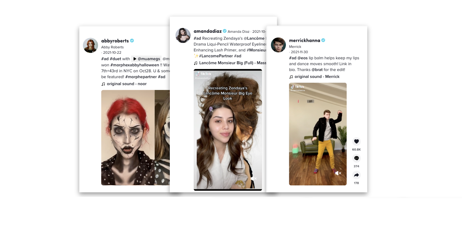 Paid TikTok Influencer Content