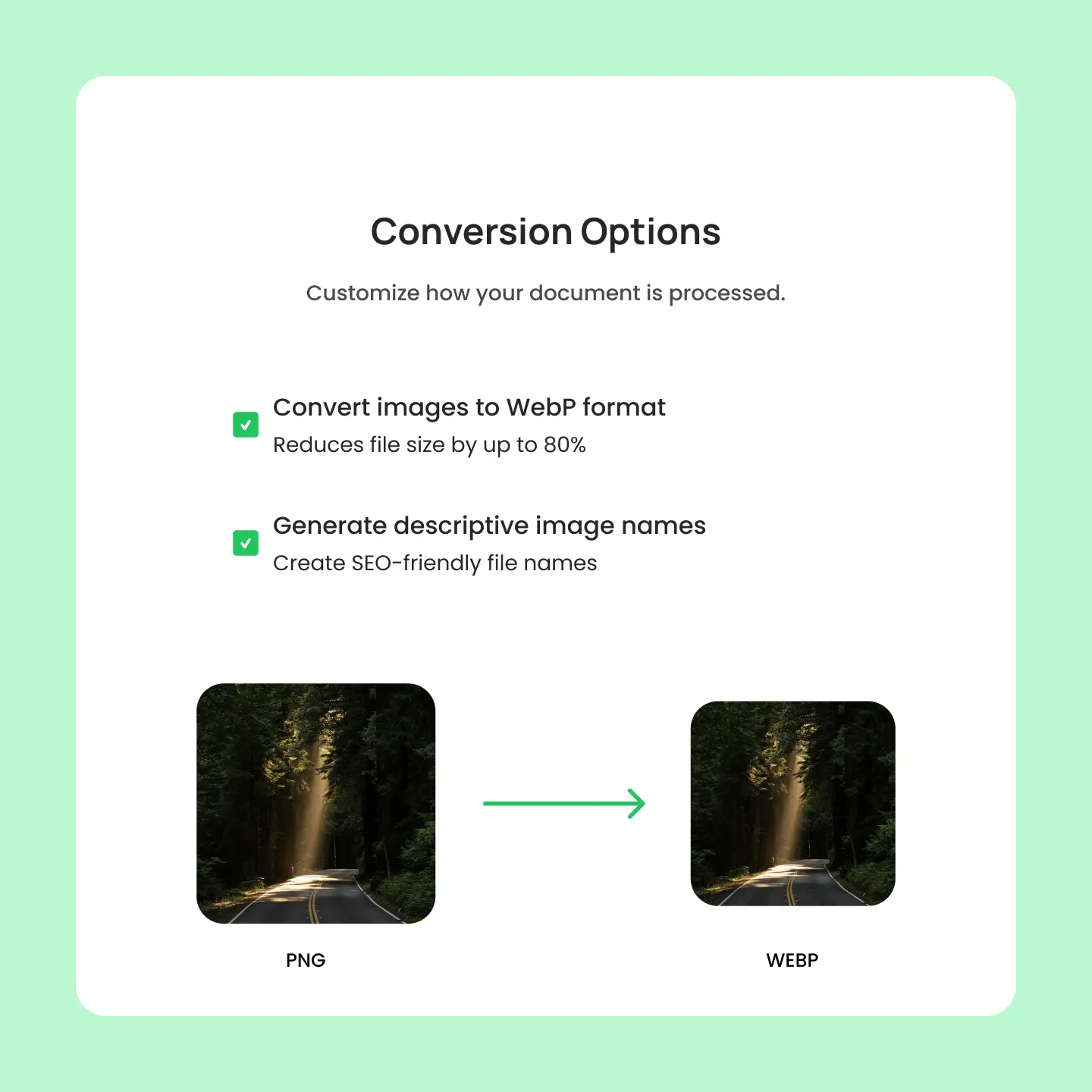 AI-powered image optimization