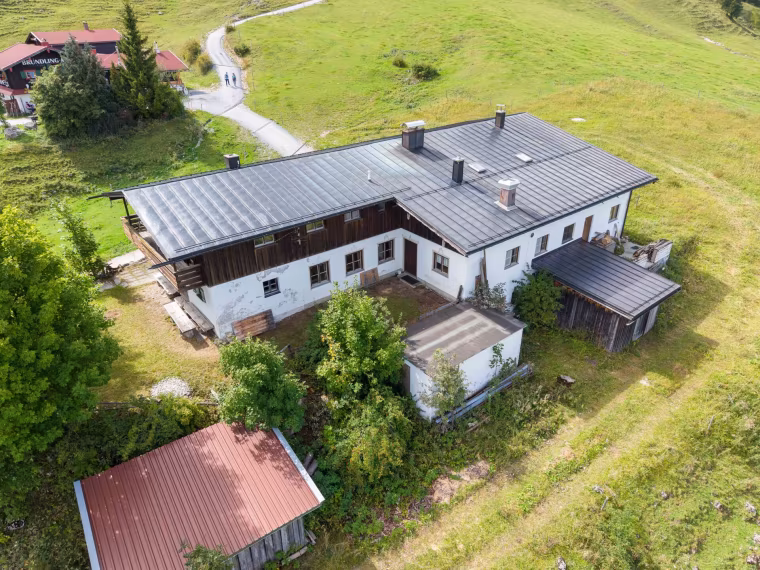 Gastronomiebereich der Berggaststätte Öderkaser am Hochfelln