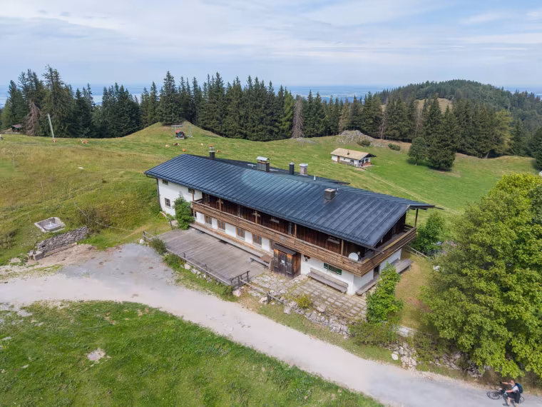 Blick vom Öderkaser in den Chiemgau