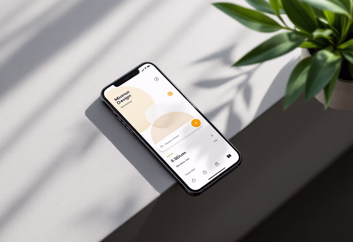 [interface] image of cloud-based solutions interface for hr tech on a mobile device