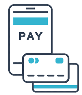 Illustration representing electronic claims payments through Jopari ProPay
