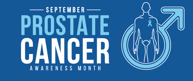 A banner image for Prostate Cancer Awareness Month