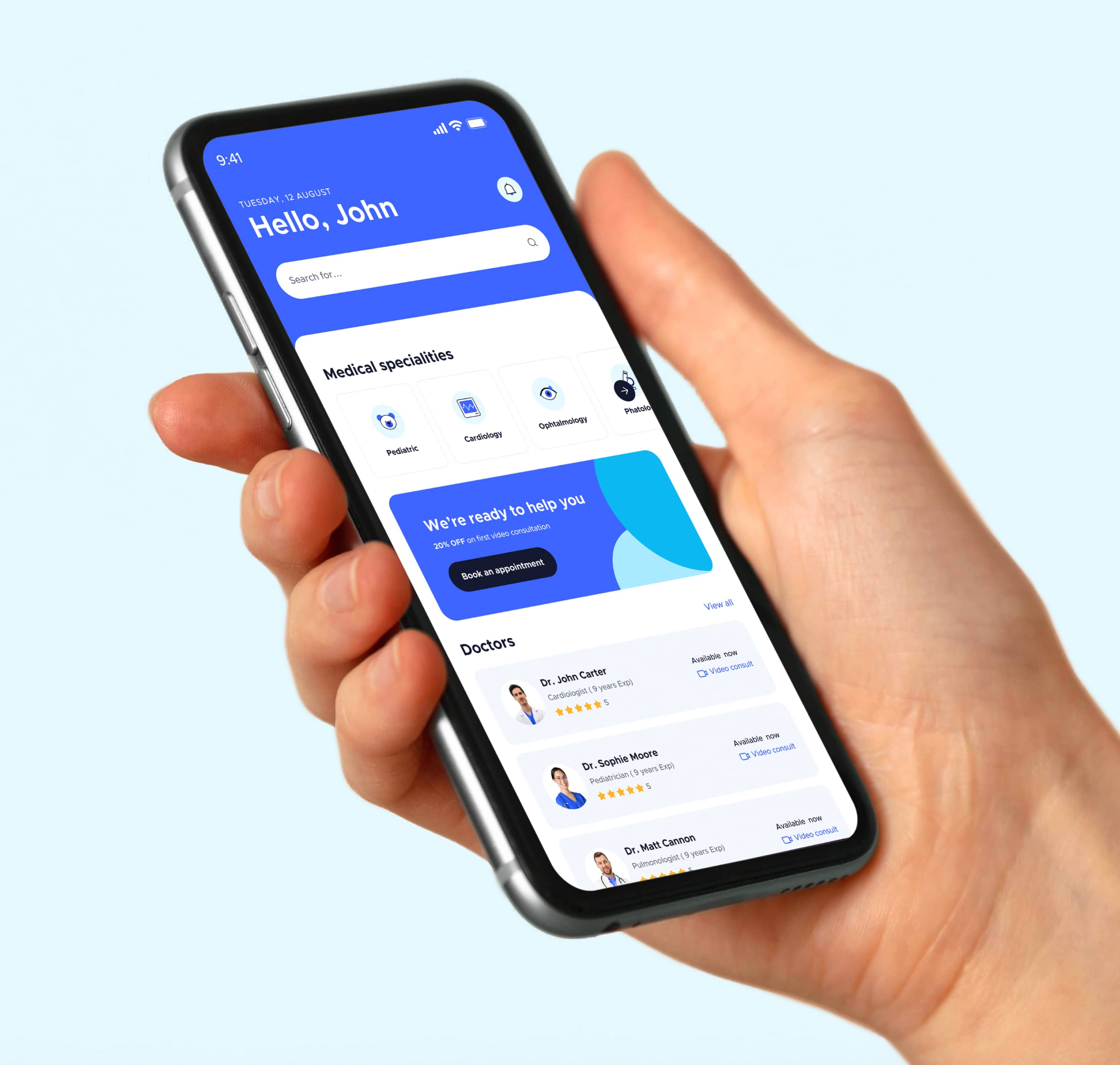 Why Choose Us - Doctr X Webflow Template