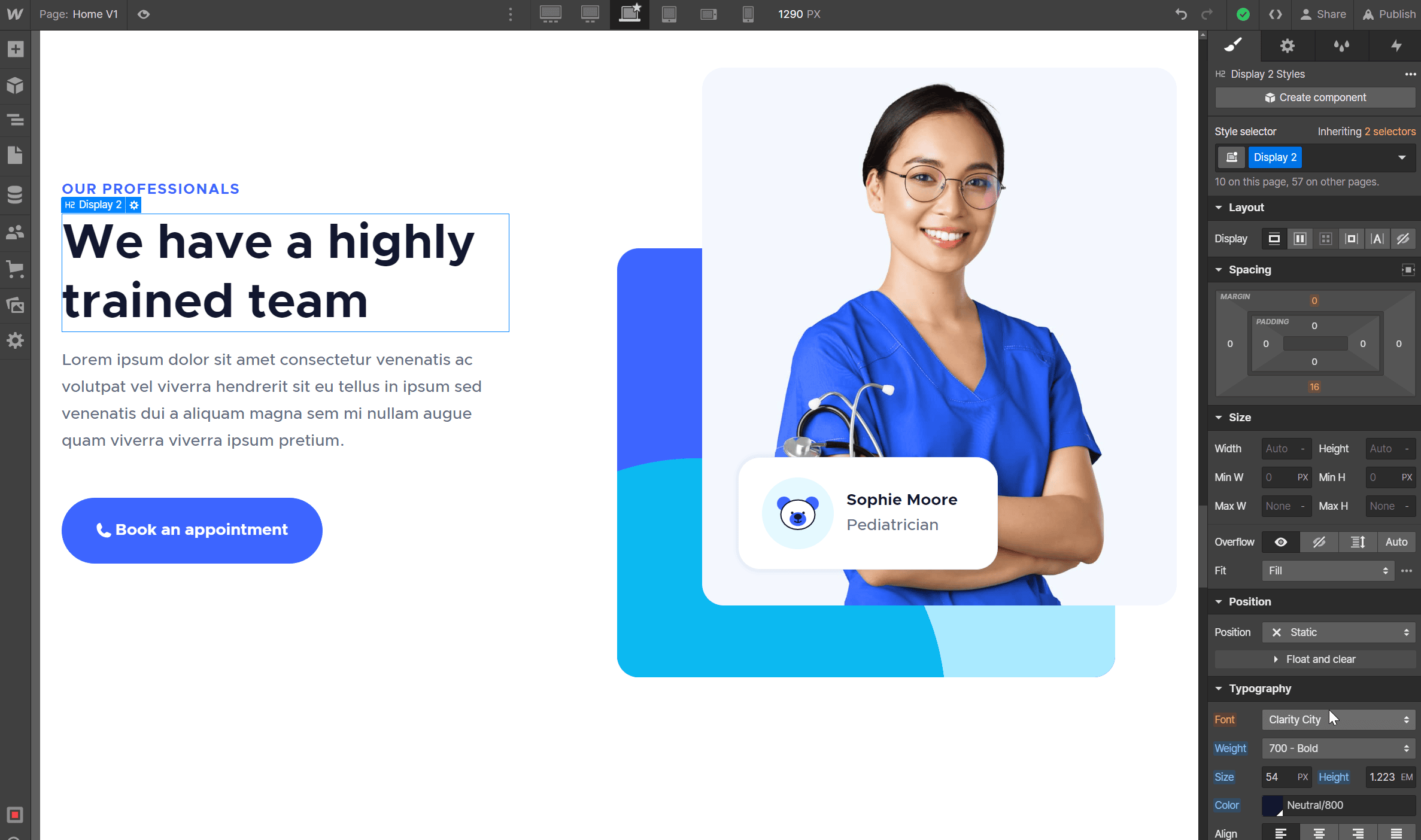 Start Here Static - Doctr X Webflow Template