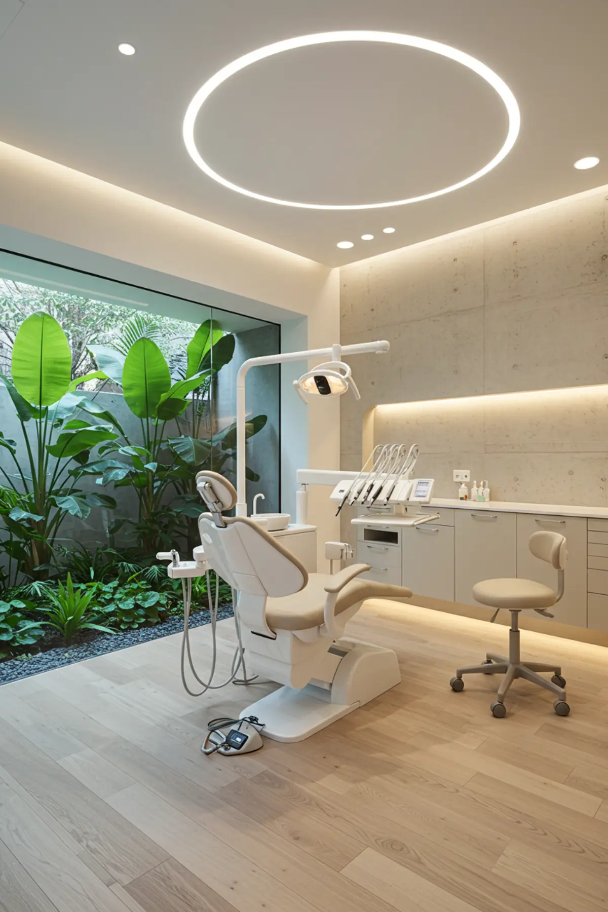 Mood board d'inspiration généré à l'IA pour le Dr Elise Bonnet, par Metara. 
(service: identité visuelle)