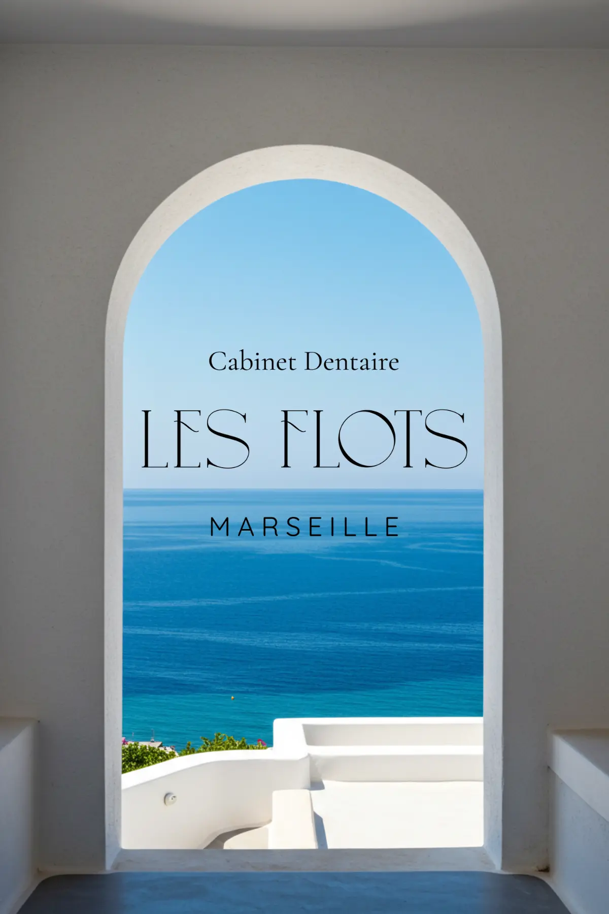 Logo principal réalisé pour le Cabinet Les Flots, par Metara.
(service: identité visuelle)