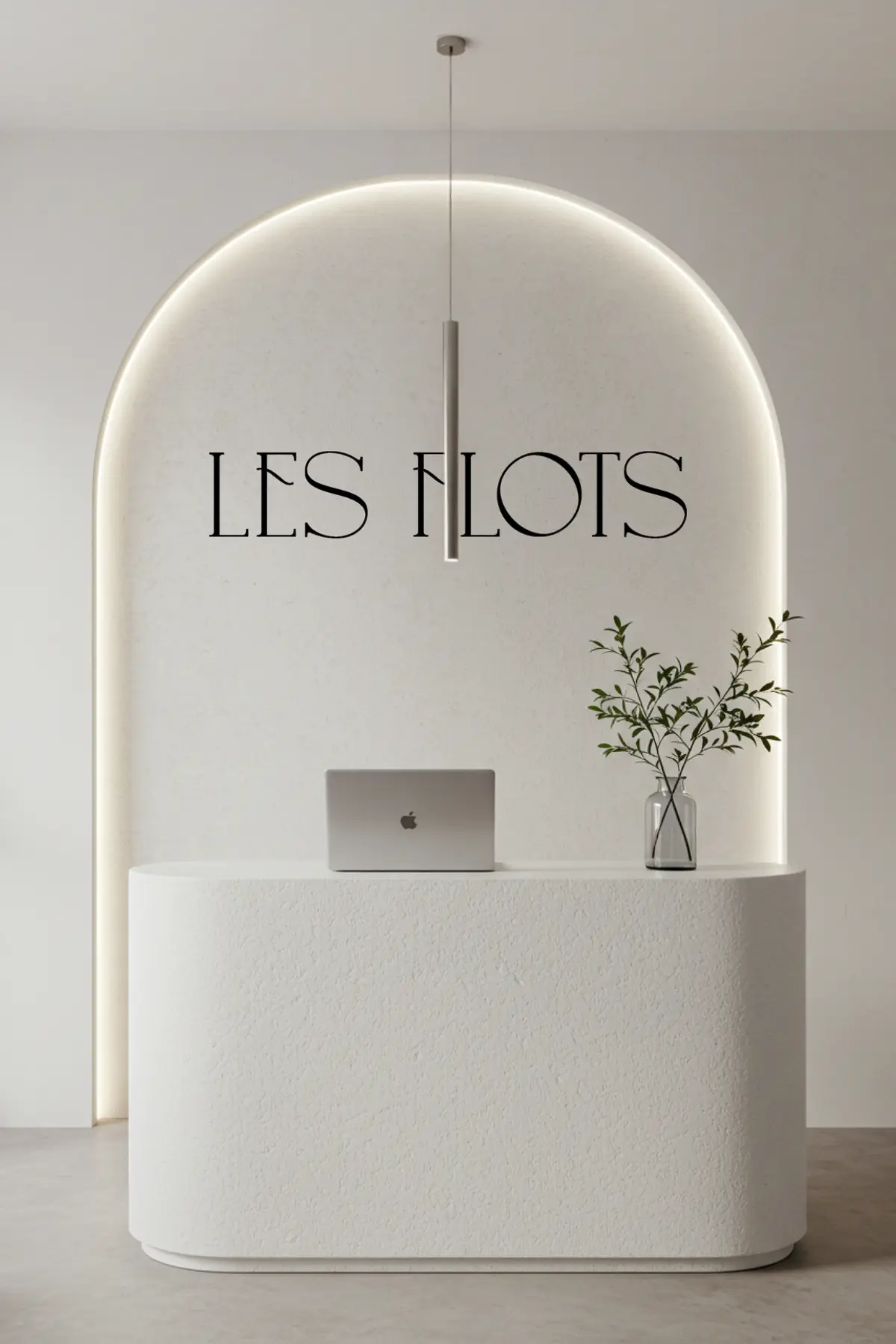 Logo réalisé pour le Cabinet Les Flots, par Metara.
(service: identité visuelle)