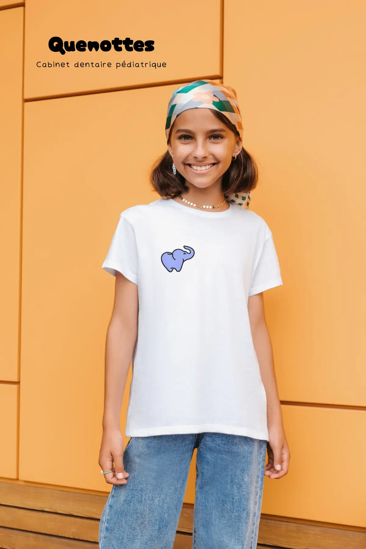 Mock-up d'inspiration réalisé pour le Cabinet Quenottes, par Metara. 
(service: identité visuelle)