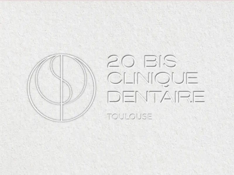 Logo principal réalisé pour le cabinet 20 BIS, par Metara. 
(service: identité visuelle)