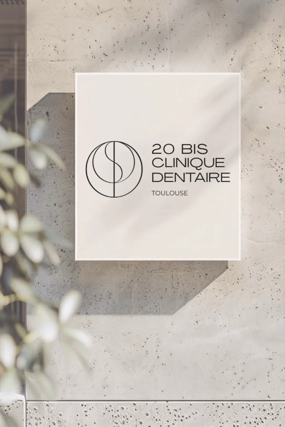 Logo principal réalisé pour le cabinet 20 BIS, par Metara. 
(service: identité visuelle)