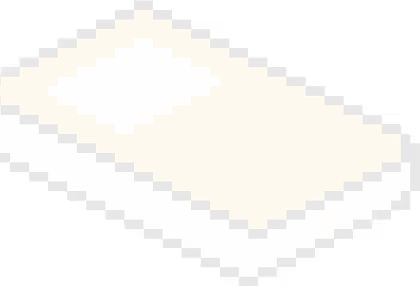 Pixel art style illustration of a yellow bar of soap with a white label on top.