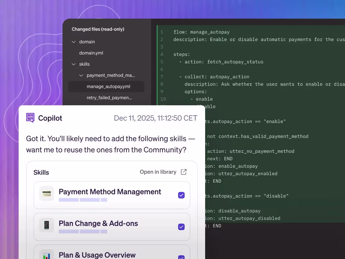 Copilot code feature