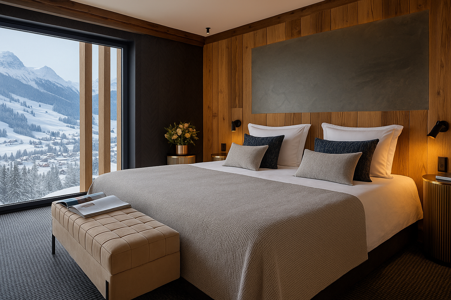 Loft Alpin, chalet room at the observatory hotel l'Arboisia Megève